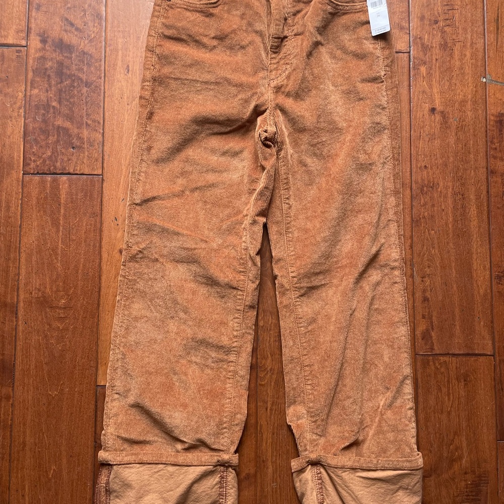 NWT Pilcro and the Letterpress Tan Corduroy Pants